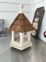 2 Wooden Bird Houses