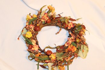 9' ROUND FALL WREATH CANDLE RING