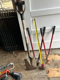 Spade, Shovel, 2 Clippers