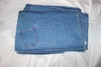 4 Denim Jean Place Mats