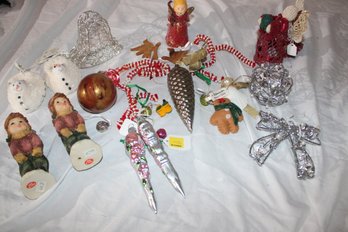 Assortment Of Christmas Decorations And Ornaments