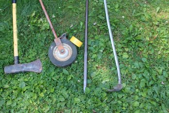 WHEEL COUNTER PRY BAR AXE LOT