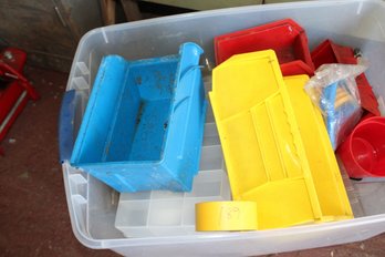 ASSORTMENT OF HARDWARE STORAGE TRAYS