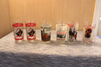 HORSE RACING DRINKING GLASSES