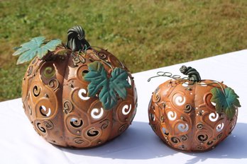 Jack O Lantern Pumpkin Tealight Holders