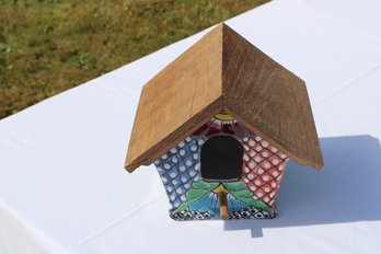 Made In Mexico Ceramic Bird House