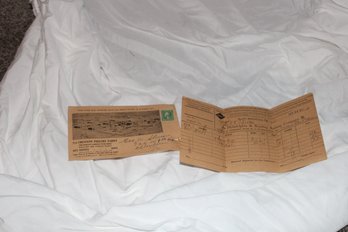 CRESCENT POULTRY FARM ENVELOPE AND RAILWAY RECEIPT