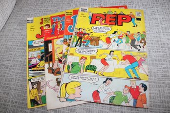 4 Archie Series Comic Books Jughead Veronica Pep