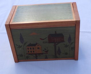 WARREN KIMBLE 'BIRDHOUSE' RECIPE BOX