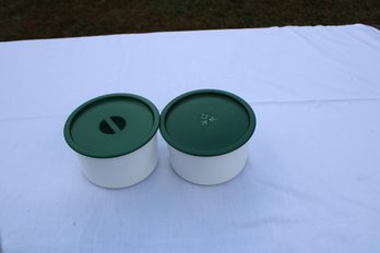 2 Tupperware Bowls With Lids