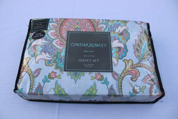 Cynthia Rowley Duvet Set - New