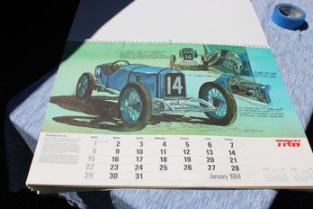 1984 TRW Wall Calendar