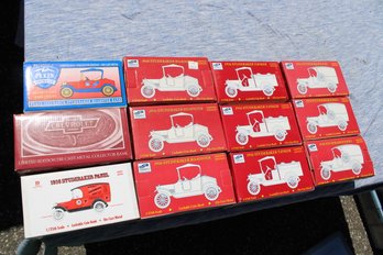 12 - STUDEBAKER DIE CAST CARS Trucks BANKS