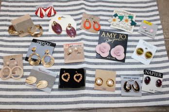 NEW CLIP ON EARRING LOT