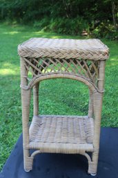 Wicker Side Table