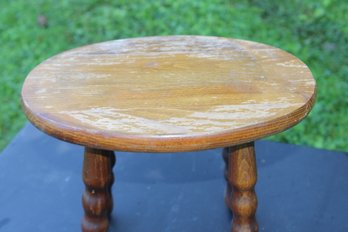 Small Wood Stool