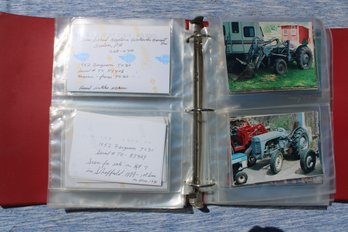 PHOTO ALBUM OF VINTAGE TRACTORS