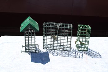 3 SUET FEEDERS