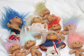 Assortment Of Vintage Trolls