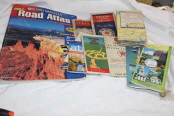 Vintage Road Maps Atlas