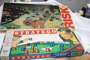 Vintage Risk & Stratego Board Games