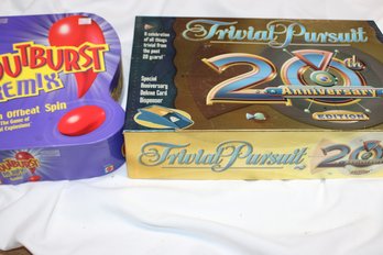 Outburst & Trivial Pursuit Board Games