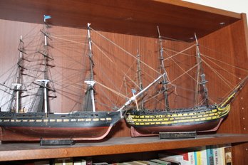 2 MODEL SHIPS