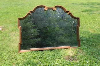 Carolina Mirror Company Large Gold Gilt Framed Mirror