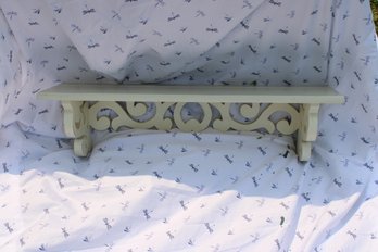 Decorative White Wall Shelf