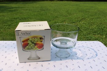 Anchor Glass Trifle Bowl