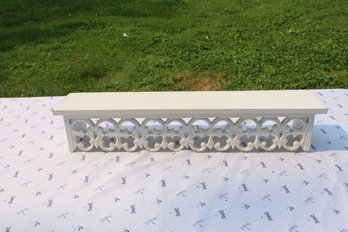 Decorative White Wall Shelf