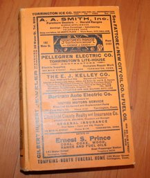 1940 CONNECTICUT TELEPHONE BOOK - NORTHWEST CORNER