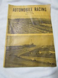 1939 Fifth Edition Automobile Racing Magazine