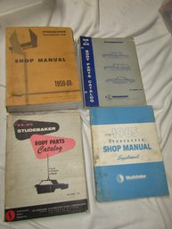 4 Vintage Shop And Parts Manuals