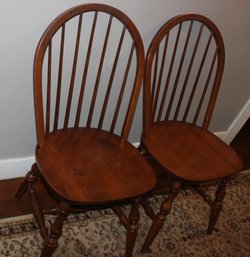 2 Vintage Dining Table Chairs