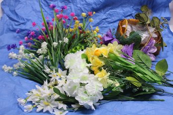 Assortment Of Plastic Flowers