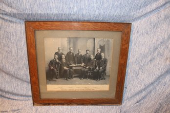 Black & White Picture Of Committe Of Eduction 1901 - 21x23