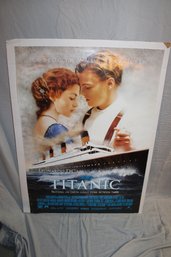 1997  20th Century Fox Titantic Movie Poster 26' X 28.5'