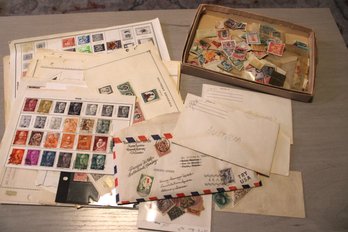 Large Lot Of Older Foreign Stamps