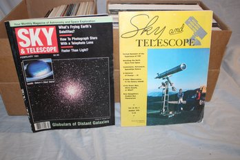 Large Collection Of ' Sky & Telescope ' Magazines 1978-1991