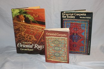 Collection Of Books On Oriental Rugs