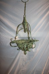 Shabby Chic Decorative Wrought Iron Hanging Planter