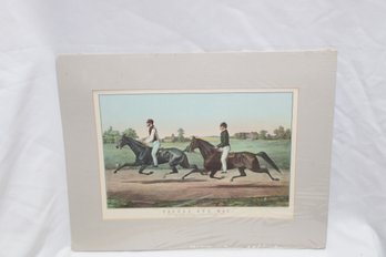 CURRIER & IVES PRINT 'TACONY & MAC'