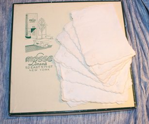 VINTAGE MOSES LINEN NAPKINS FROM THE EDWARD HERRMANN ESTATE