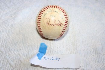 Ron Guidry Autographed Baseball