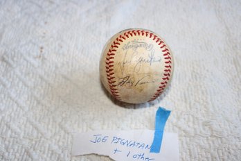 Joe Pignatano Autographed Baseball