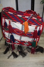 HANDWOVEN CAMEL SADDLE BLANKET