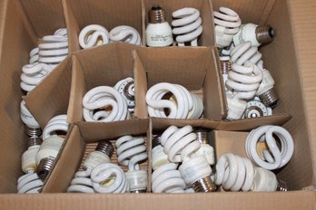 Lot Of 37 Coil Light Bulbs