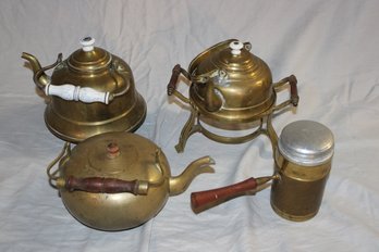 Vintage Copper Ware Collection - Tea Pots Shaker