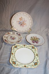 Collection Of 4 Vintage Decorative Plates